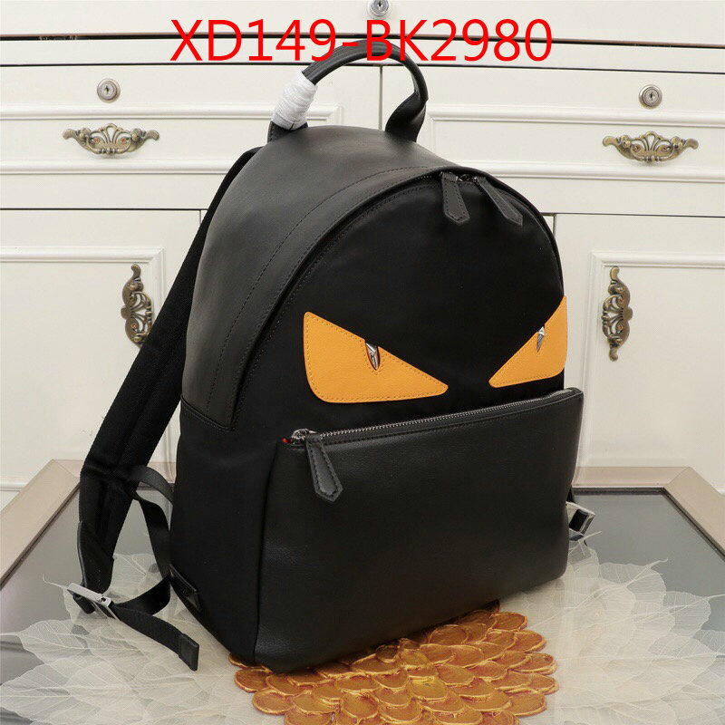 Fendi Bags(4A)-Backpack-,online from china designer ,ID: BK2980,$:149USD