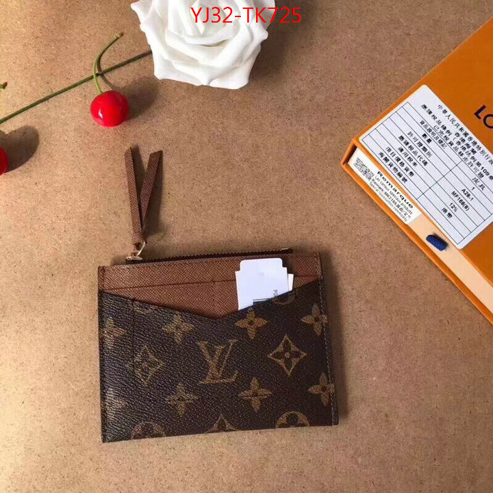 LV Bags(4A)-Wallet,ID: TK725,$:32USD