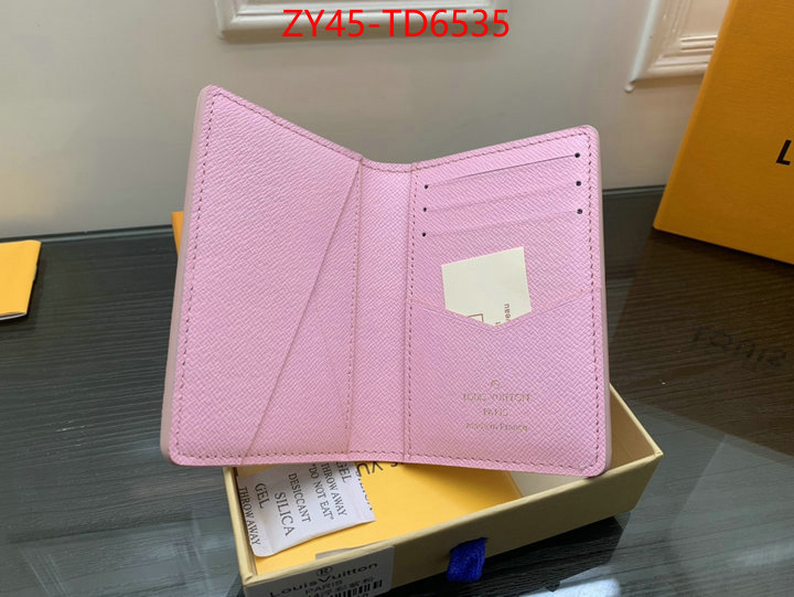 LV Bags(4A)-Wallet,top quality designer replica ,ID: TD6535,$: 45USD