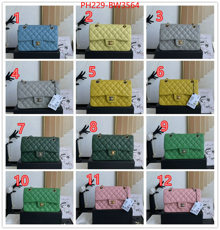 Chanel Bags(TOP)-Diagonal-,ID: BW3564,$: 229USD