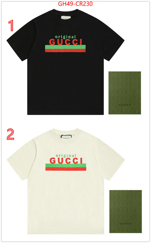 Clothing-Gucci,top perfect fake , ID: CR230,$: 49USD