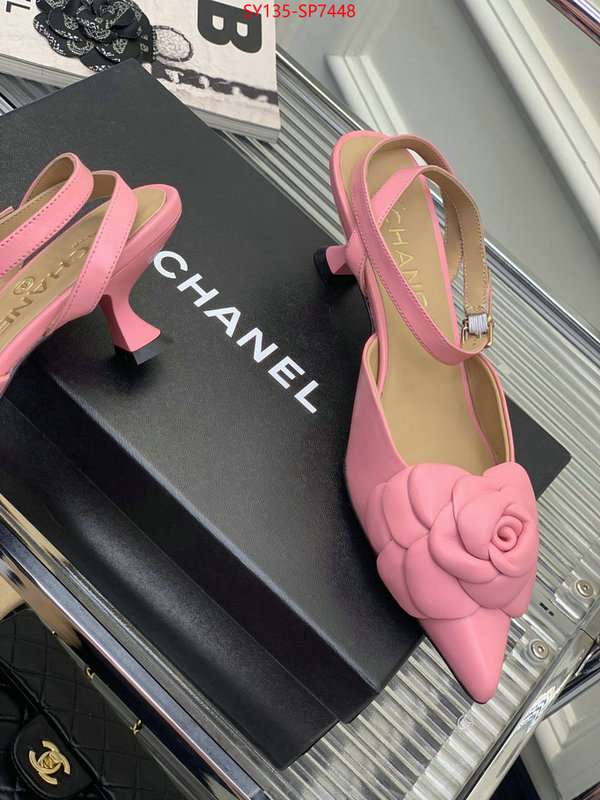 Women Shoes-Chanel,high quality , ID: SP7448,$: 135USD