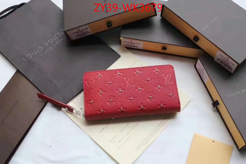 LV Bags(4A)-Wallet,ID: WK3679,$:39USD