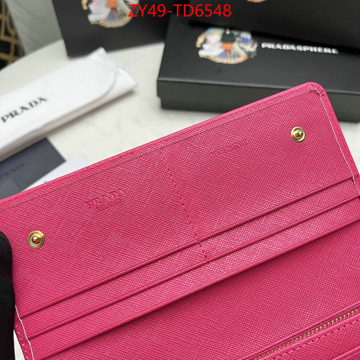 Prada Bags(4A)-Wallet,high quality online ,ID: TD6548,$: 49USD