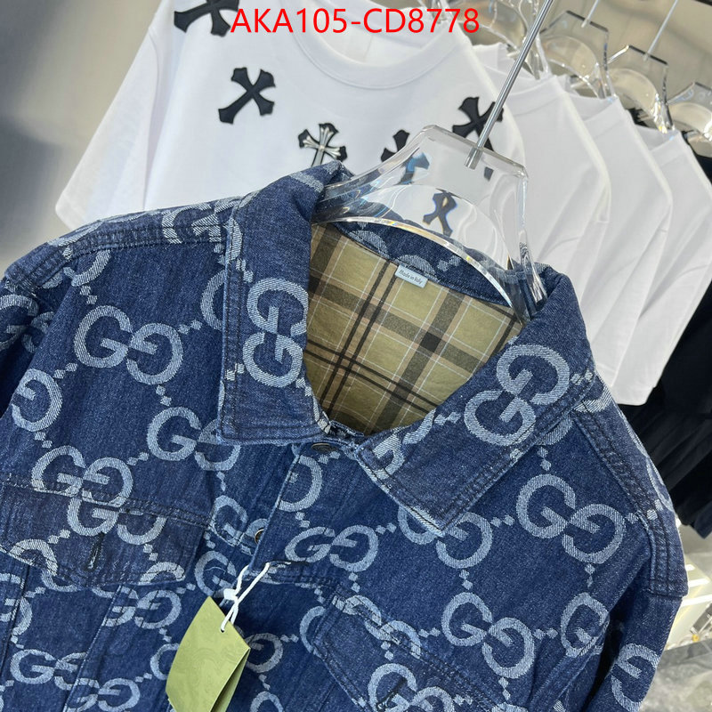 Clothing-Gucci,aaaaa class replica , ID: CD8778,$: 105USD