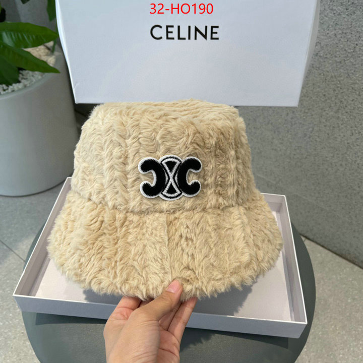 Cap (Hat)-Celine,designer 1:1 replica , ID: HO190,$: 32USD
