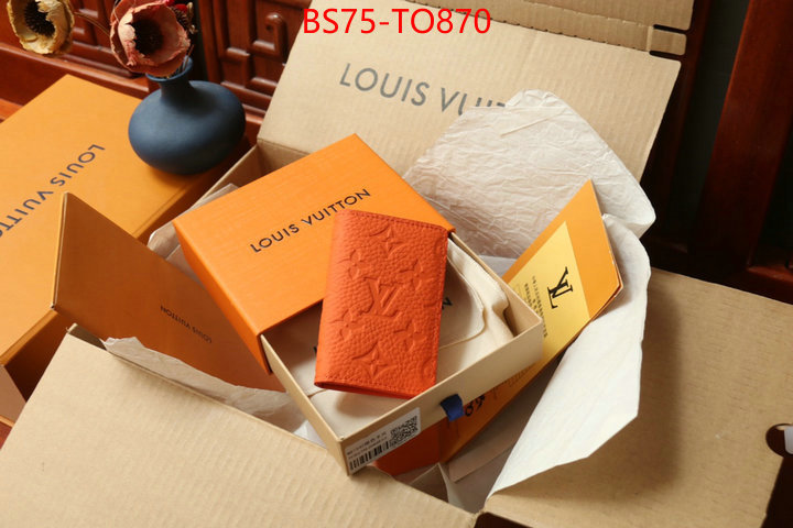 LV Bags(TOP)-Wallet,ID: TO870,$: 75USD