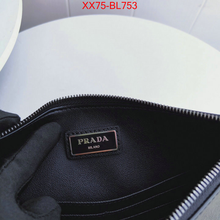 Prada Bags(TOP)-Clutch-,ID: BL753,$:75USD