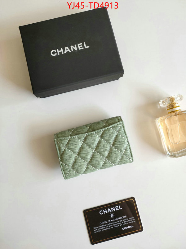 Chanel Bags(4A)-Wallet-,ID: TD4913,$: 45USD