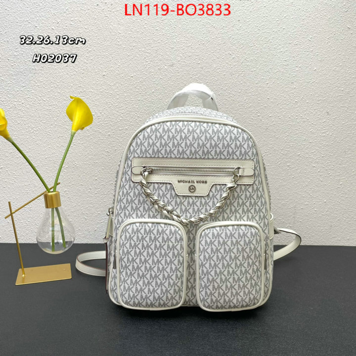 Michael Kors Bags(4A)-Backpack-,fashion replica ,ID: BO3833,$: 119USD