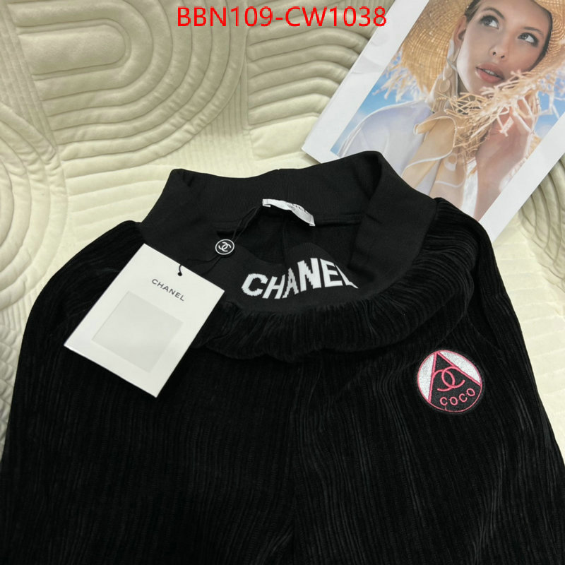 Clothing-Chanel,buy 2023 replica , ID: CW1038,$: 109USD