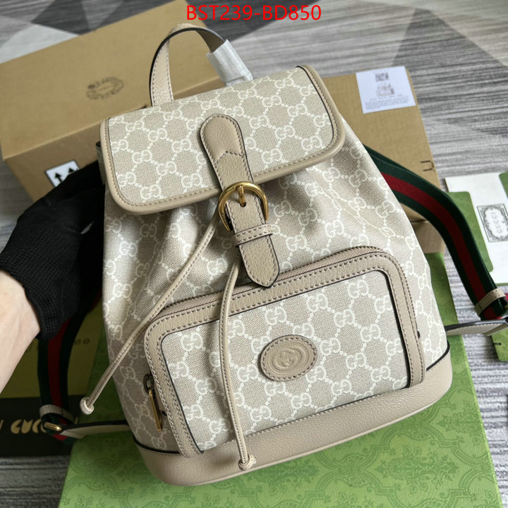 Gucci Bags(TOP)-Backpack-,fake cheap best online ,ID: BD850,$: 239USD