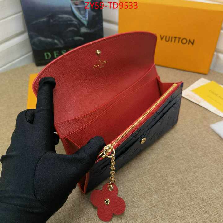 LV Bags(4A)-Wallet,online ,ID: TD9533,$: 59USD