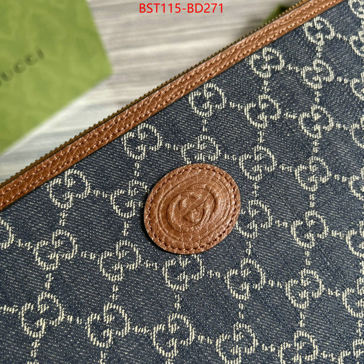 Gucci Bags(TOP)-Clutch-,practical and versatile replica designer ,ID: BD271,$: 115USD