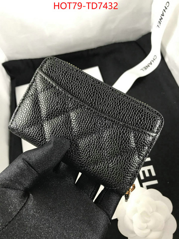 Chanel Bags(TOP)-Wallet-,ID: TD7432,$: 79USD