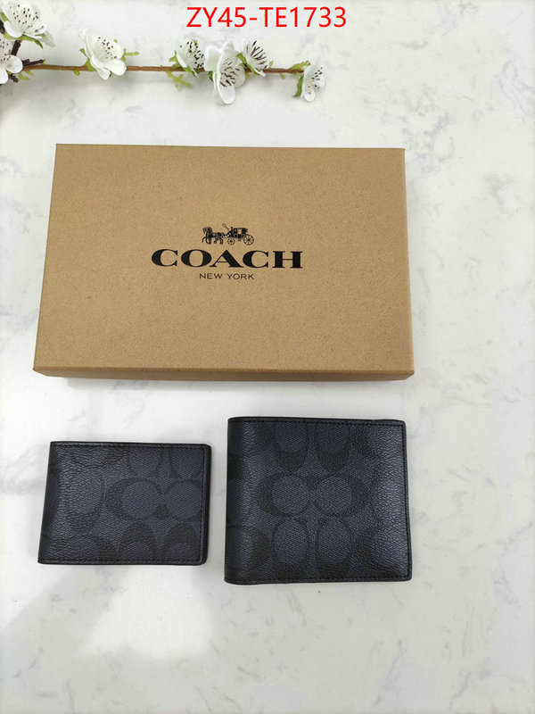 Coach Bags(4A)-Wallet,7 star replica ,ID: TE1733,$: 45USD