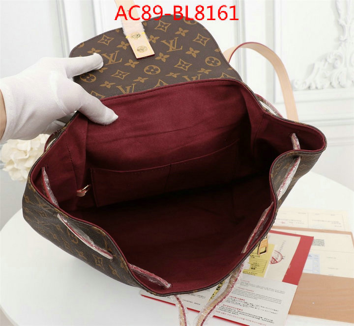 LV Bags(4A)-Backpack-,what is a counter quality ,ID: BL8161,