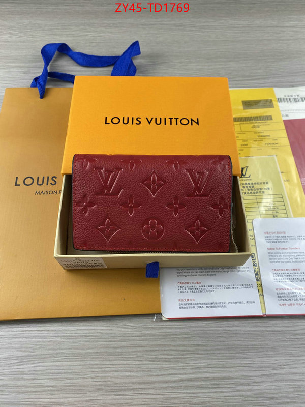 LV Bags(4A)-Wallet,ID: TD1769,$: 45USD