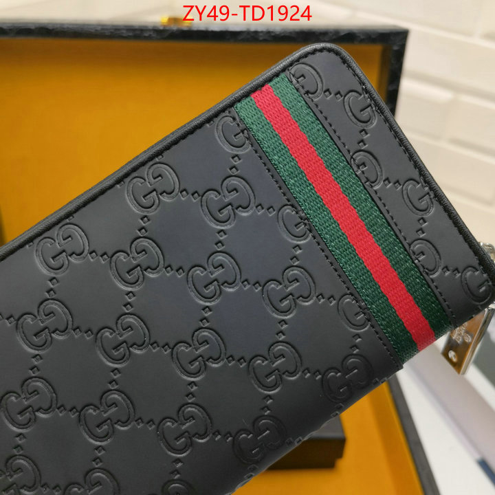 Gucci Bags(4A)-Wallet-,how to find replica shop ,ID: TD1924,$: 49USD