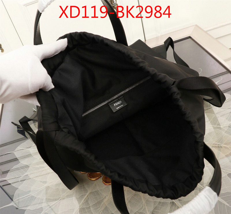 Fendi Bags(4A)-Backpack-,where to find best ,ID: BK2984,$:119USD