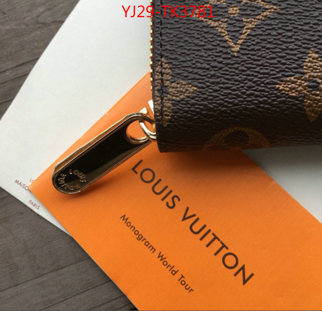 LV Bags(4A)-Wallet,ID: TK3781,$:29USD