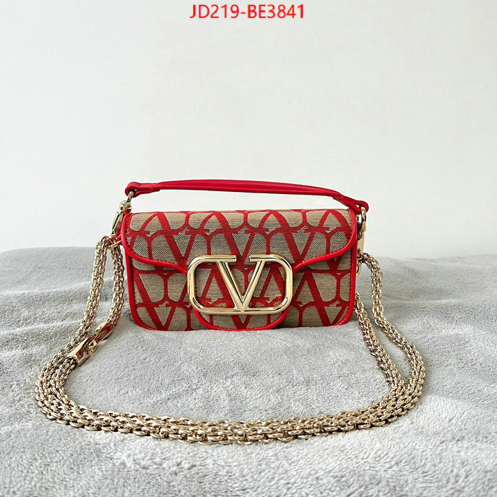 Valentino Bags (TOP)-LOC-V Logo ,top perfect fake ,ID: BE3841,$: 219USD