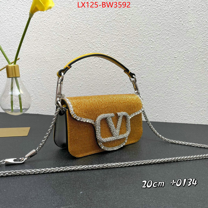 Valentino Bags(4A)-LOC-V Logo ,copy aaaaa ,ID: BW3592,$: 125USD