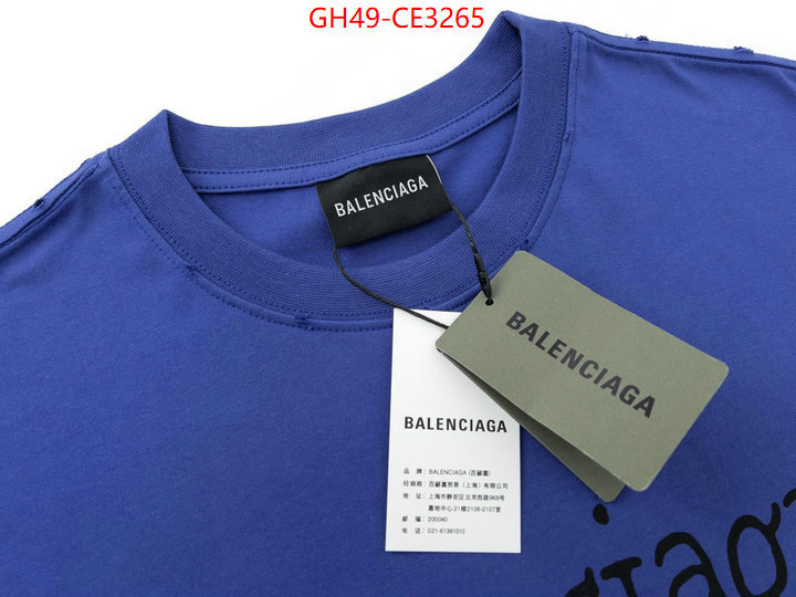 Clothing-Balenciaga,designer wholesale replica , ID: CE3265,$: 49USD