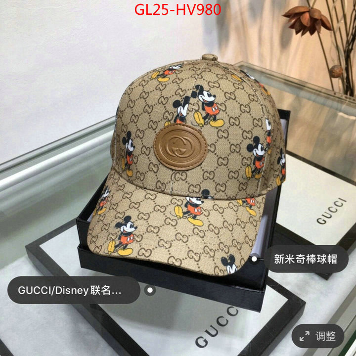 Cap (Hat)-Gucci,wholesale imitation designer replicas , ID: HV980,$: 25USD