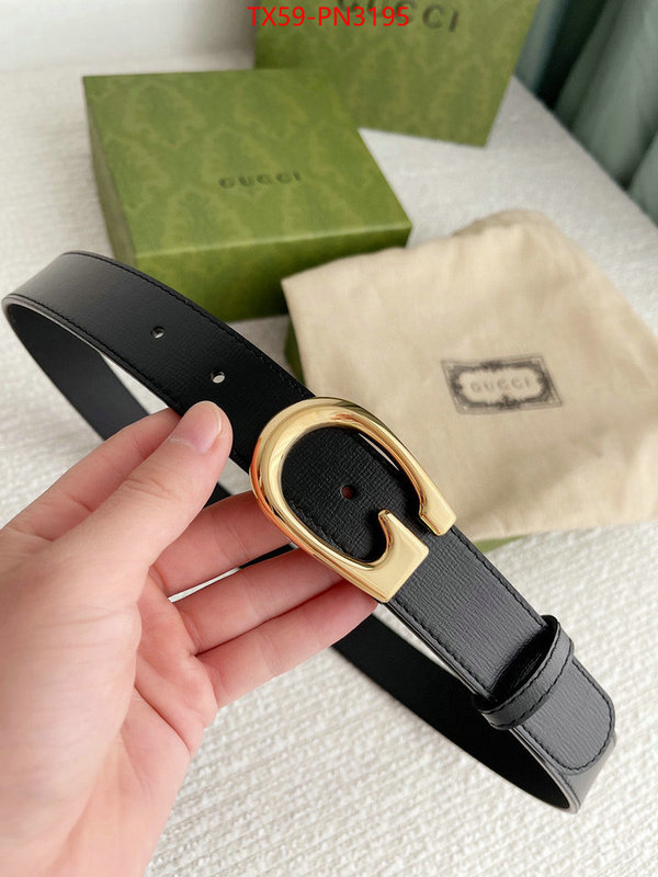 Belts-Gucci,aaaaa class replica , ID: PN3195,$: 59USD