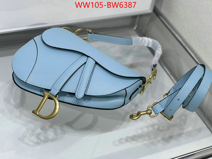 Dior Bags(4A)-Saddle-,ID: BW6387,$: 105USD