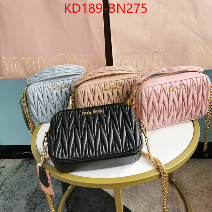 Miu Miu Bags(TOP)-Diagonal-,sale ,ID: BN275,$: 189USD