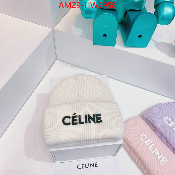 Cap (Hat)-Celine,buy first copy replica , ID: HW2958,$: 29USD