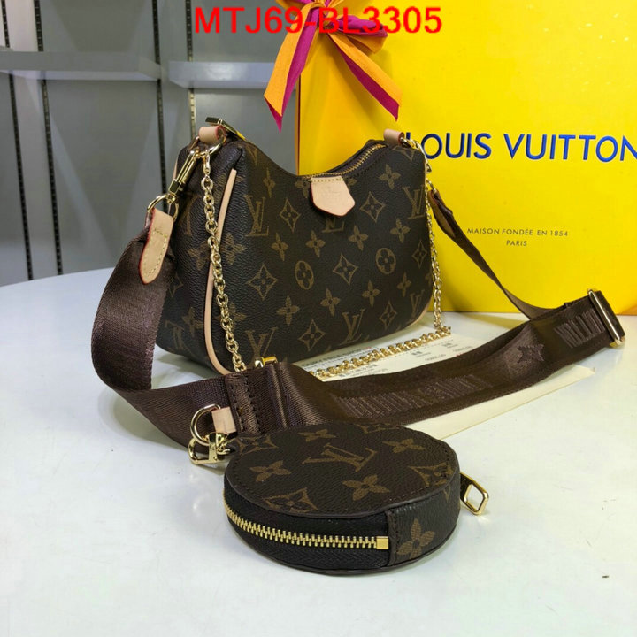 LV Bags(4A)-New Wave Multi-Pochette-,fashion replica ,ID: BL3305,$: 69USD