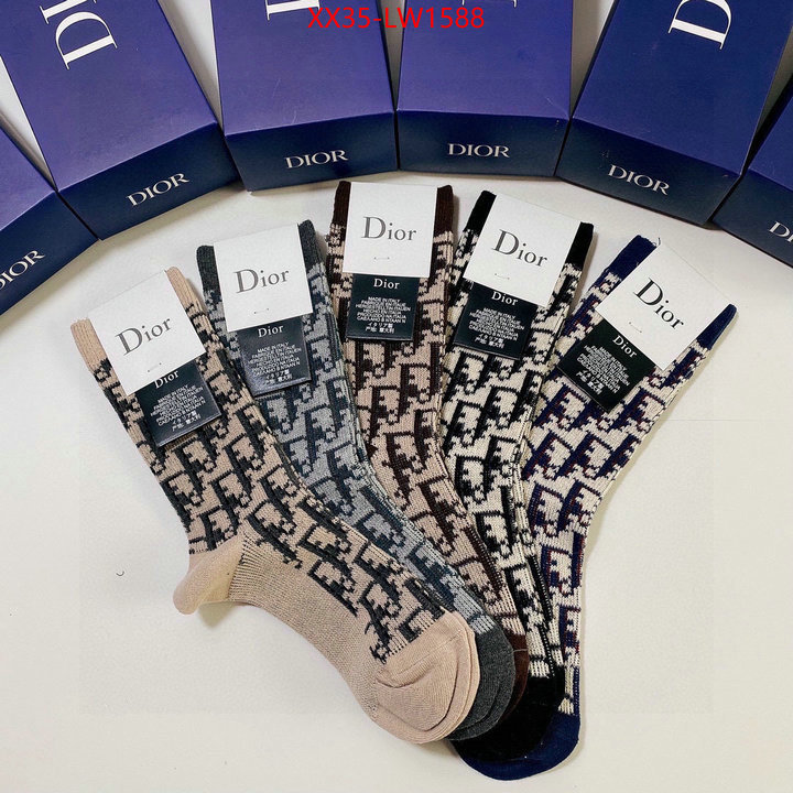 Sock-Dior,best quality fake , ID: LW1588,$: 35USD