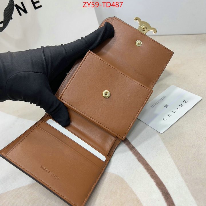 CELINE Bags(4A)-Wallet,outlet 1:1 replica ,ID: TD487,$: 59USD