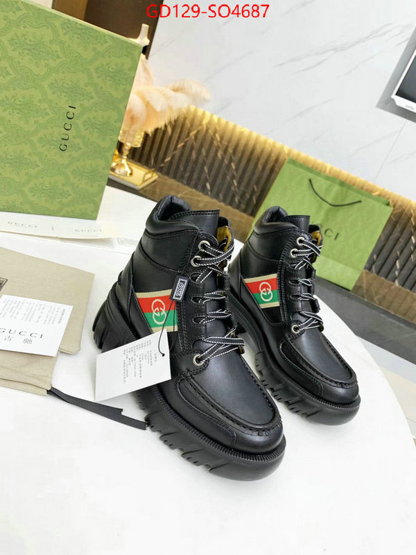 Women Shoes-Gucci,top quality fake , ID: SO4687,$: 129USD