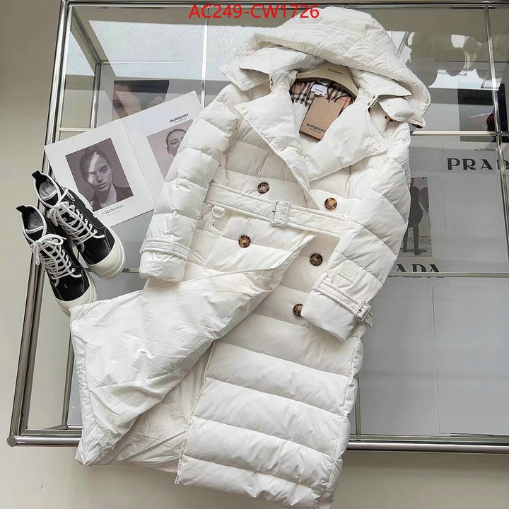 Down jacket Women-Burberry,mirror copy luxury , ID: CW1726,$: 249USD