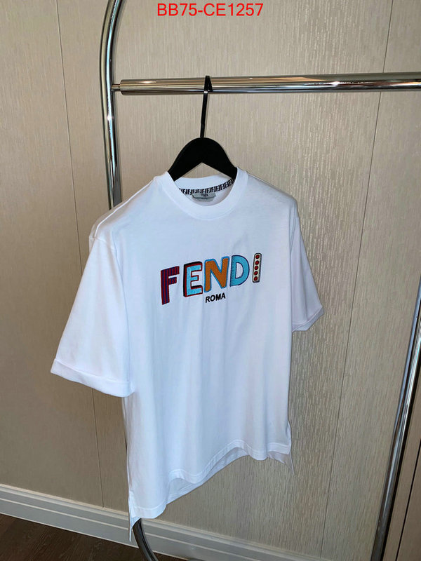 Clothing-Fendi,what is a 1:1 replica , ID: CE1257,$: 75USD