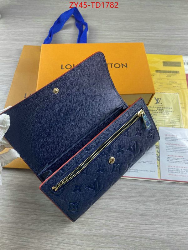 LV Bags(4A)-Wallet,ID: TD1782,$: 45USD