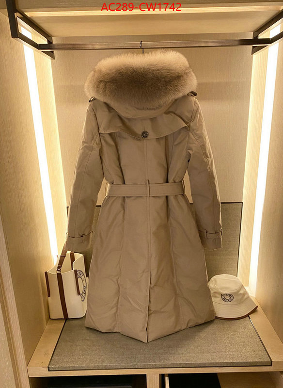 Down jacket Women-Burberry,the highest quality fake , ID: CW1742,$: 289USD