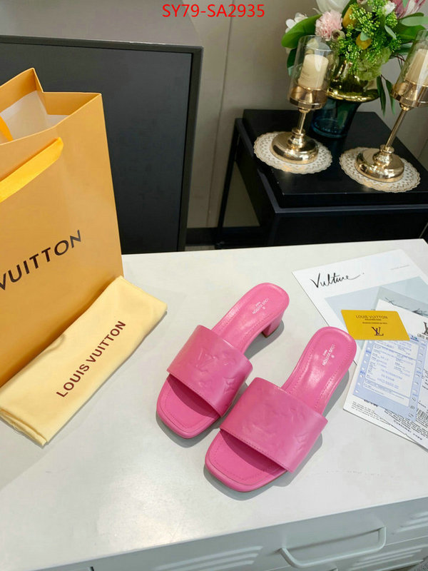 Women Shoes-LV,2023 aaaaa replica customize , ID:SA2935,$: 79USD