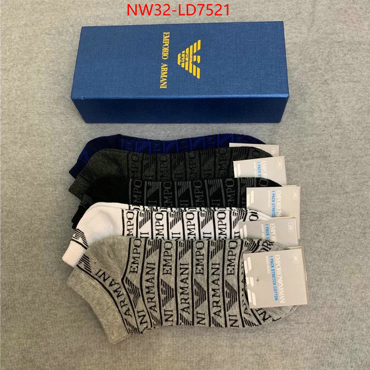 Sock-Armani,where to buy replicas , ID: LD7521,$: 32USD