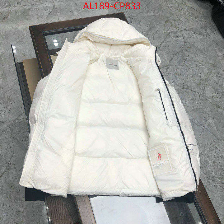 Down jacket Men-Moncler,same as original , ID: CP833,$:189USD