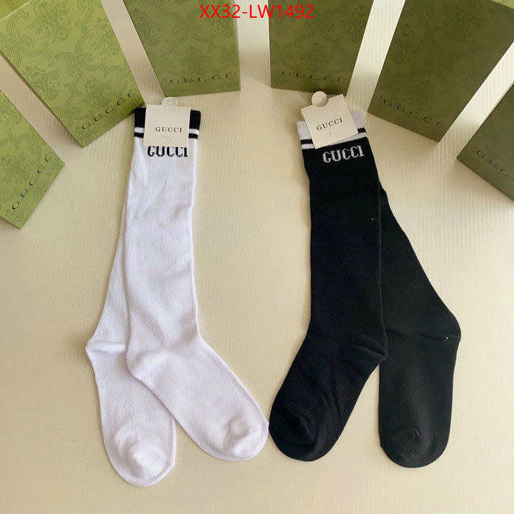 Sock-Gucci,the top ultimate knockoff , ID: LW1492,$: 32USD