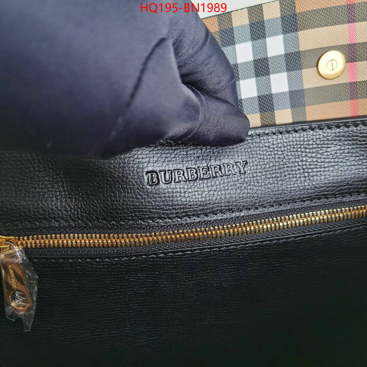 Burberry Bags(TOP)-Handbag-,1:1 clone ,ID: BN1989,$: 195USD