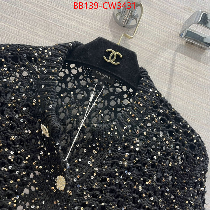Clothing-Chanel,replcia cheap from china ,ID: CW3431,$: 139USD