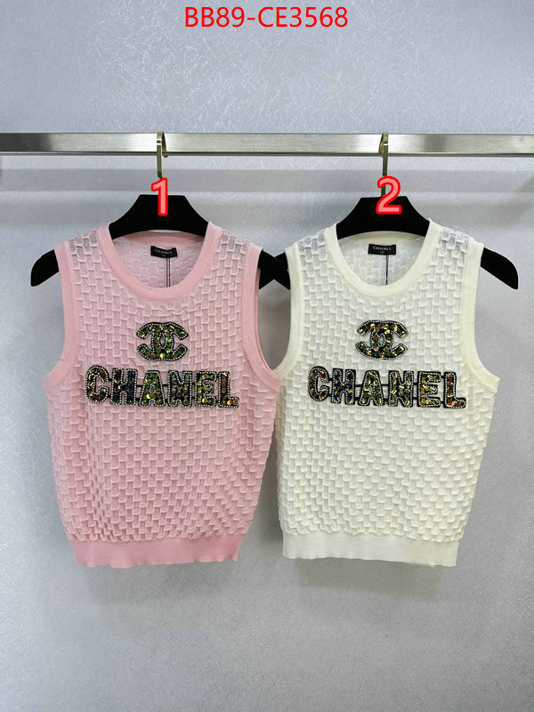 Clothing-Chanel,counter quality ,ID: CE3568,$: 89USD