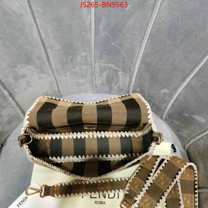 Fendi Bags(TOP)-Diagonal-,2023 aaaaa replica 1st copy ,ID: BN9563,$: 265USD