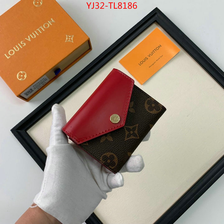 LV Bags(4A)-Wallet,ID: TL8186,$: 32USD